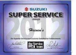 Suzuki Service Award